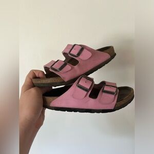 Little Girls Pink Arizona Birkenstocks